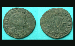 Galeria Valeria, Follis, Venus reverse, Scarce bust type